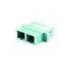 SC Duplex Adapter, Beige Phosphor Bronze