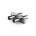 ST Duplex Adapter with Metal Housing Zirconia Straight Split