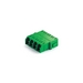 LC QUAD Adapter Beige with No Flange