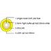 FO Patch cord 9/125µ G.652.D Simplex LSOH 2,4mm