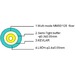 FO Patch cord 50/125µ Simplex OM3 LSOH 2,4mm