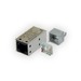 RJ45 Jack, shielded, 3-parts, for 10GBit Ethernet, Cat. 6
